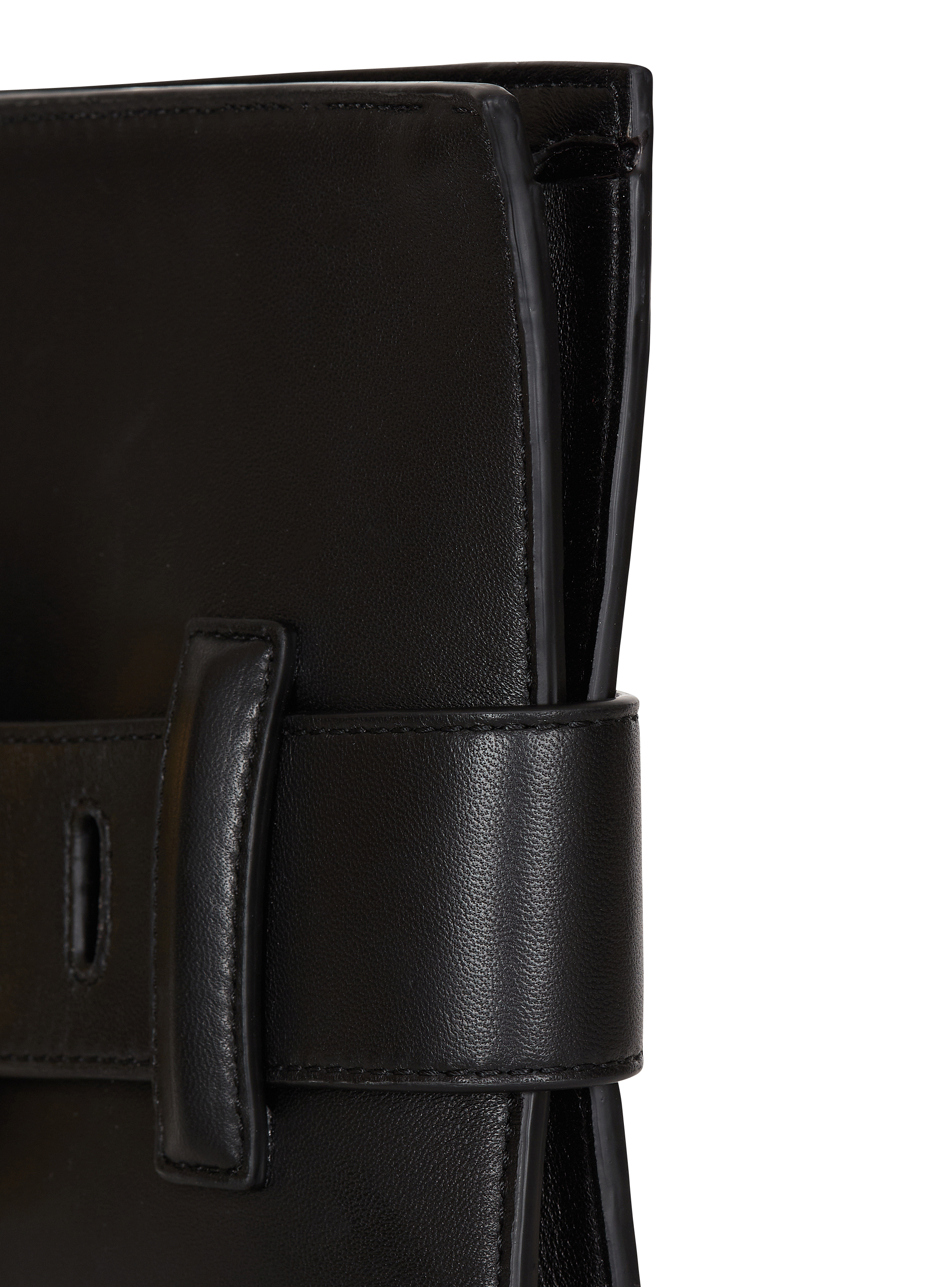 Anthem smooth leather clutch