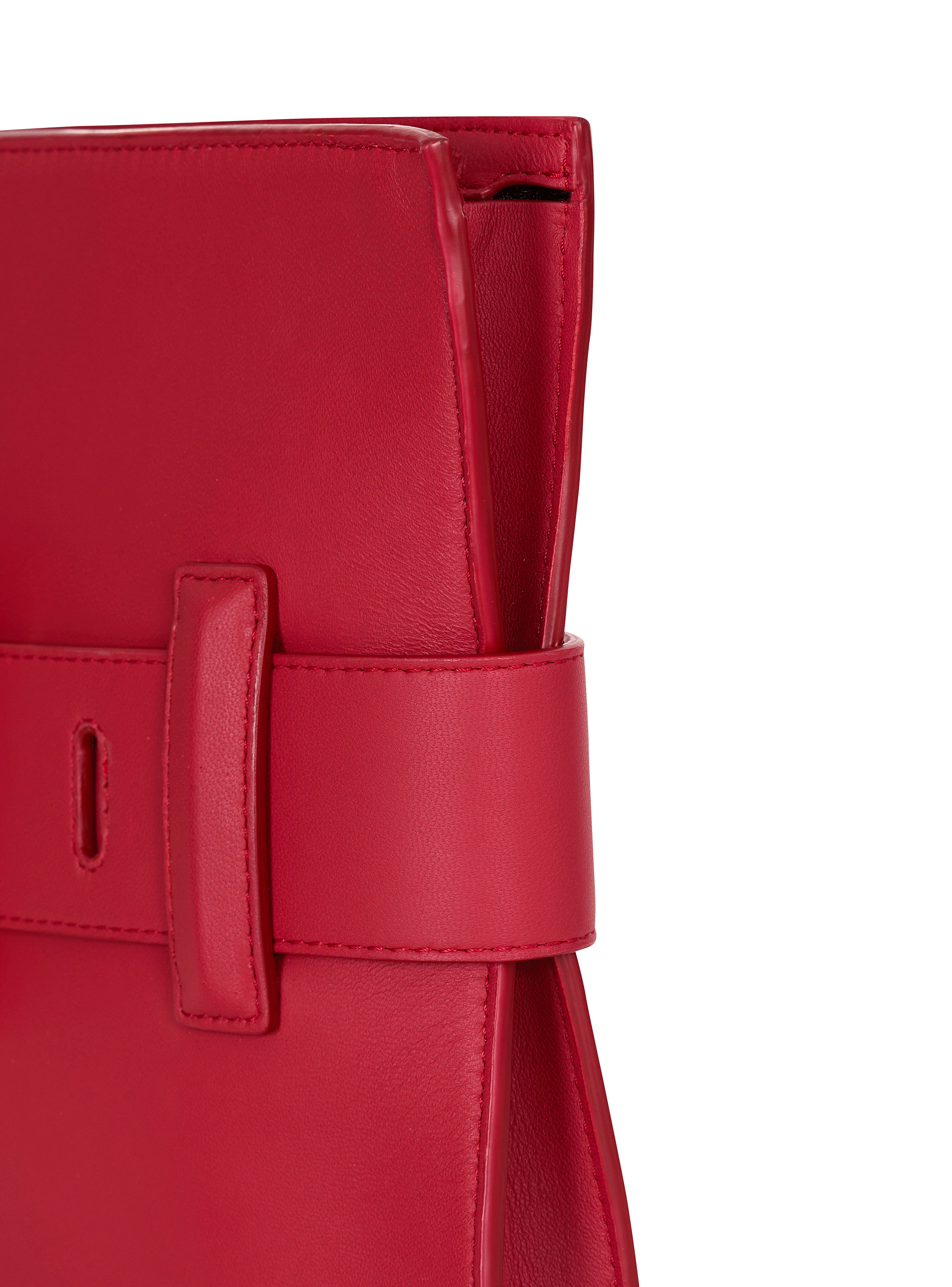 Anthem smooth leather clutch