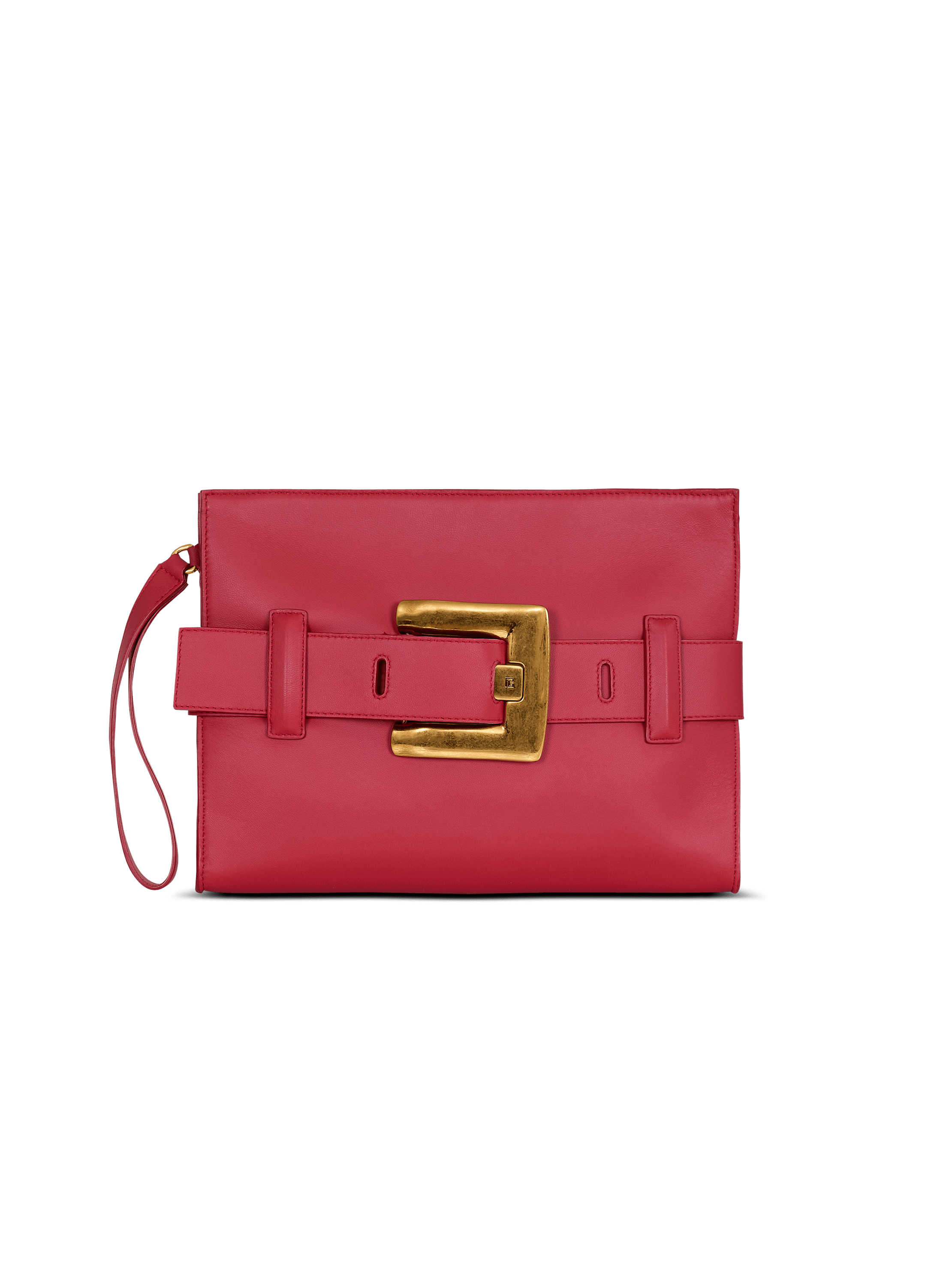 Anthem smooth leather clutch
