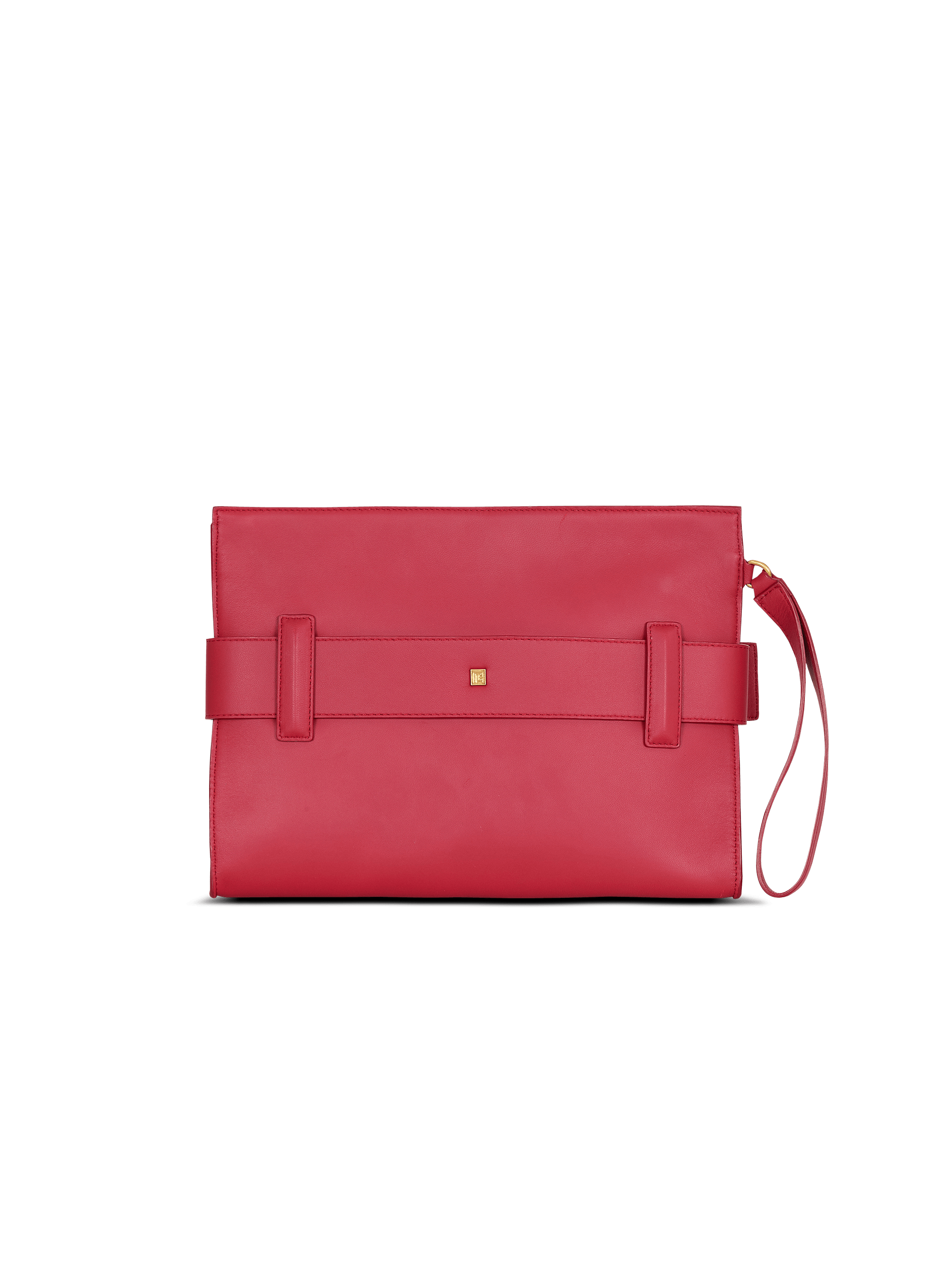 Anthem smooth leather clutch