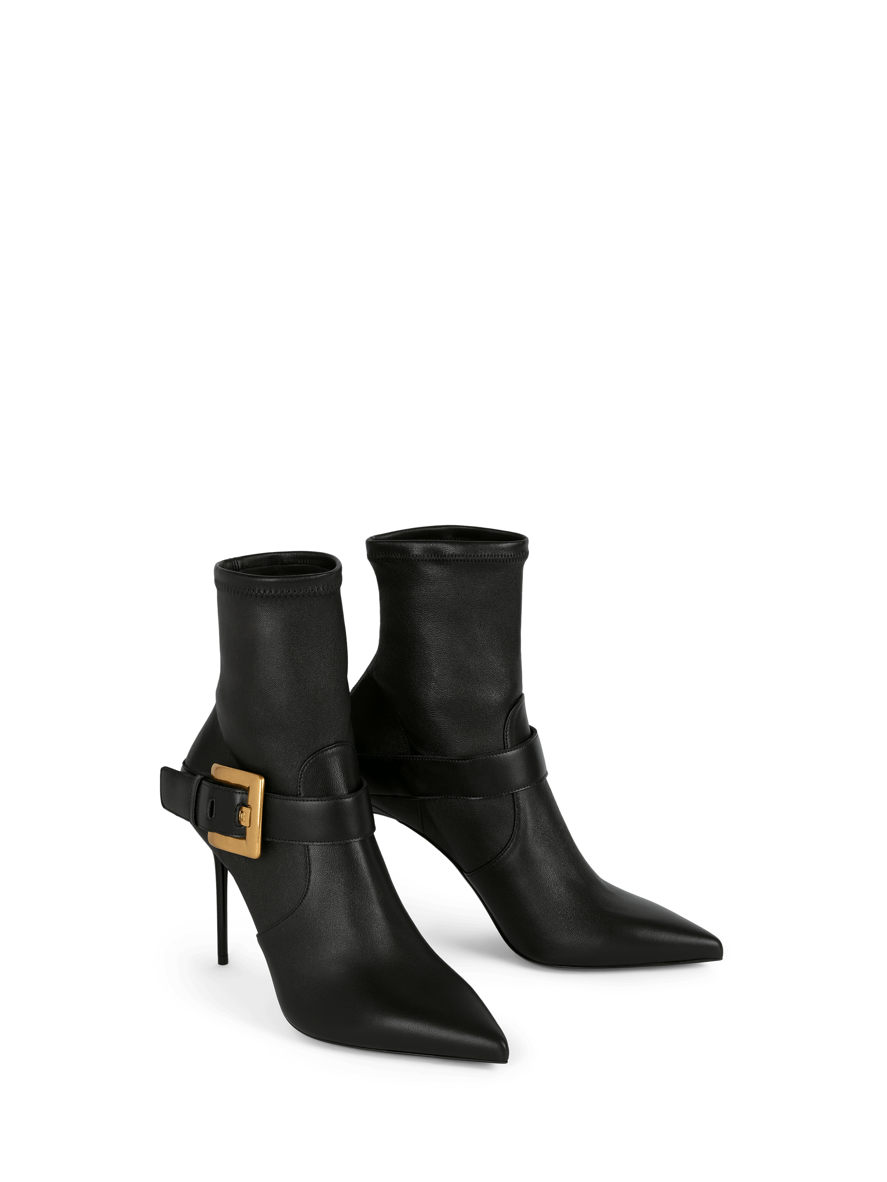 Anthem stretch leather ankle boots
