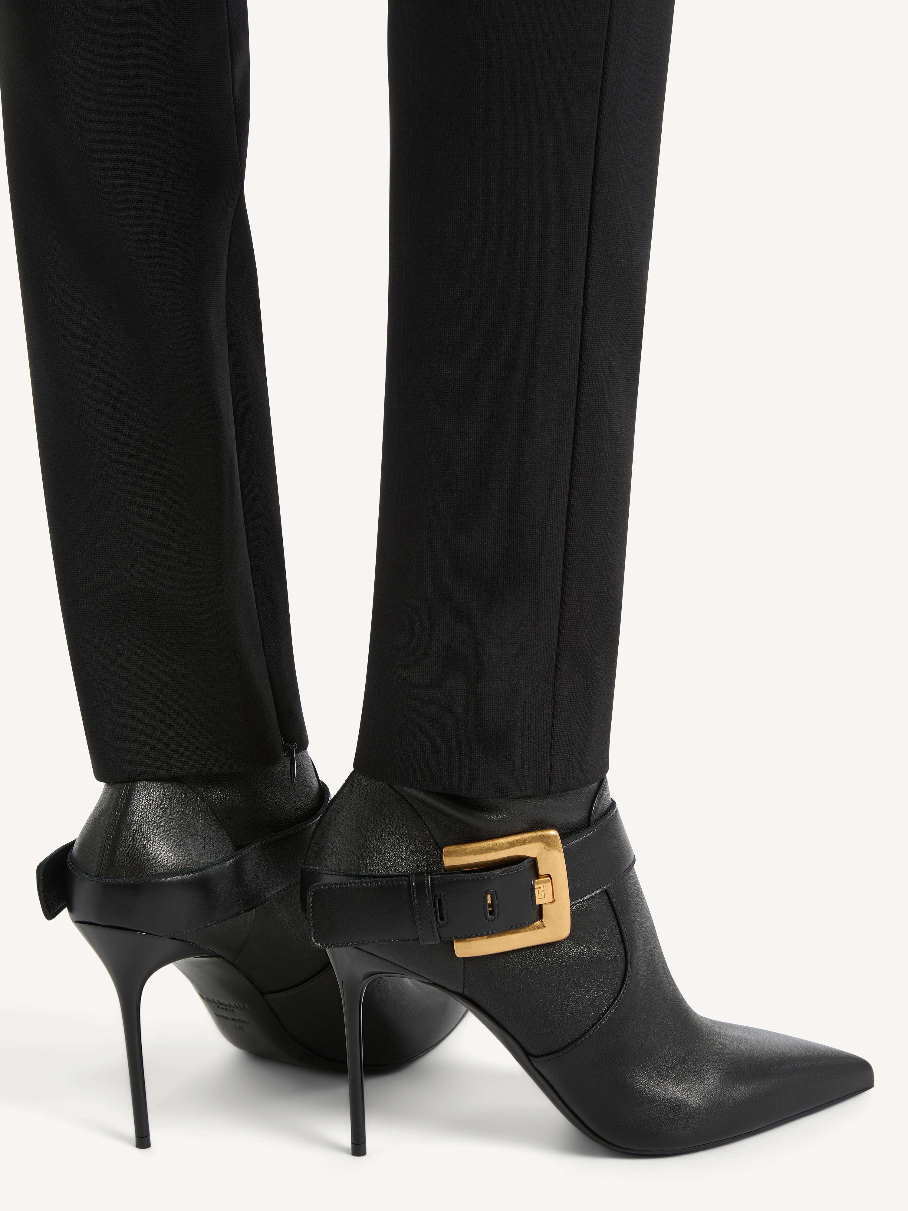 Anthem stretch leather ankle boots