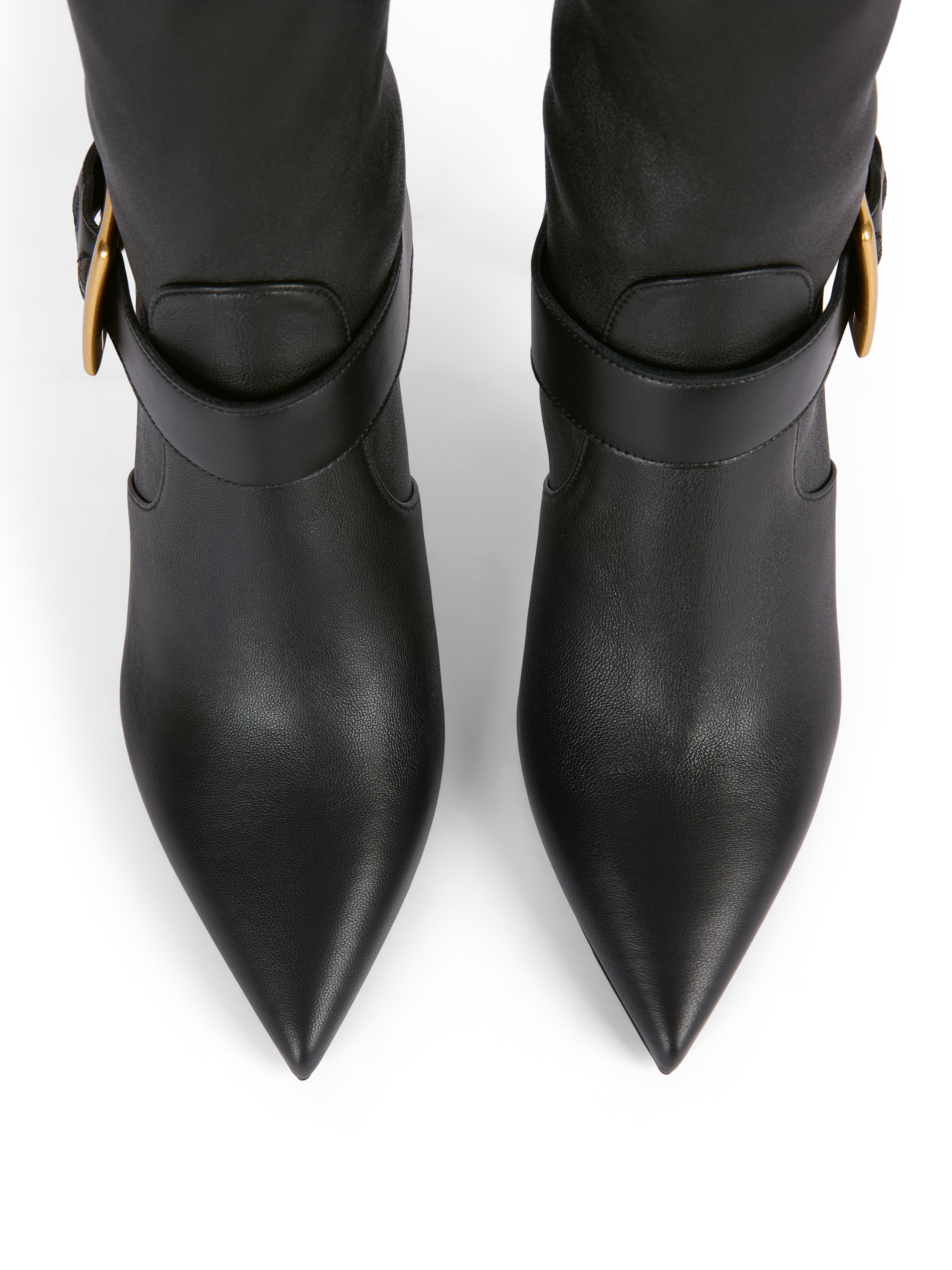 Anthem stretch leather ankle boots