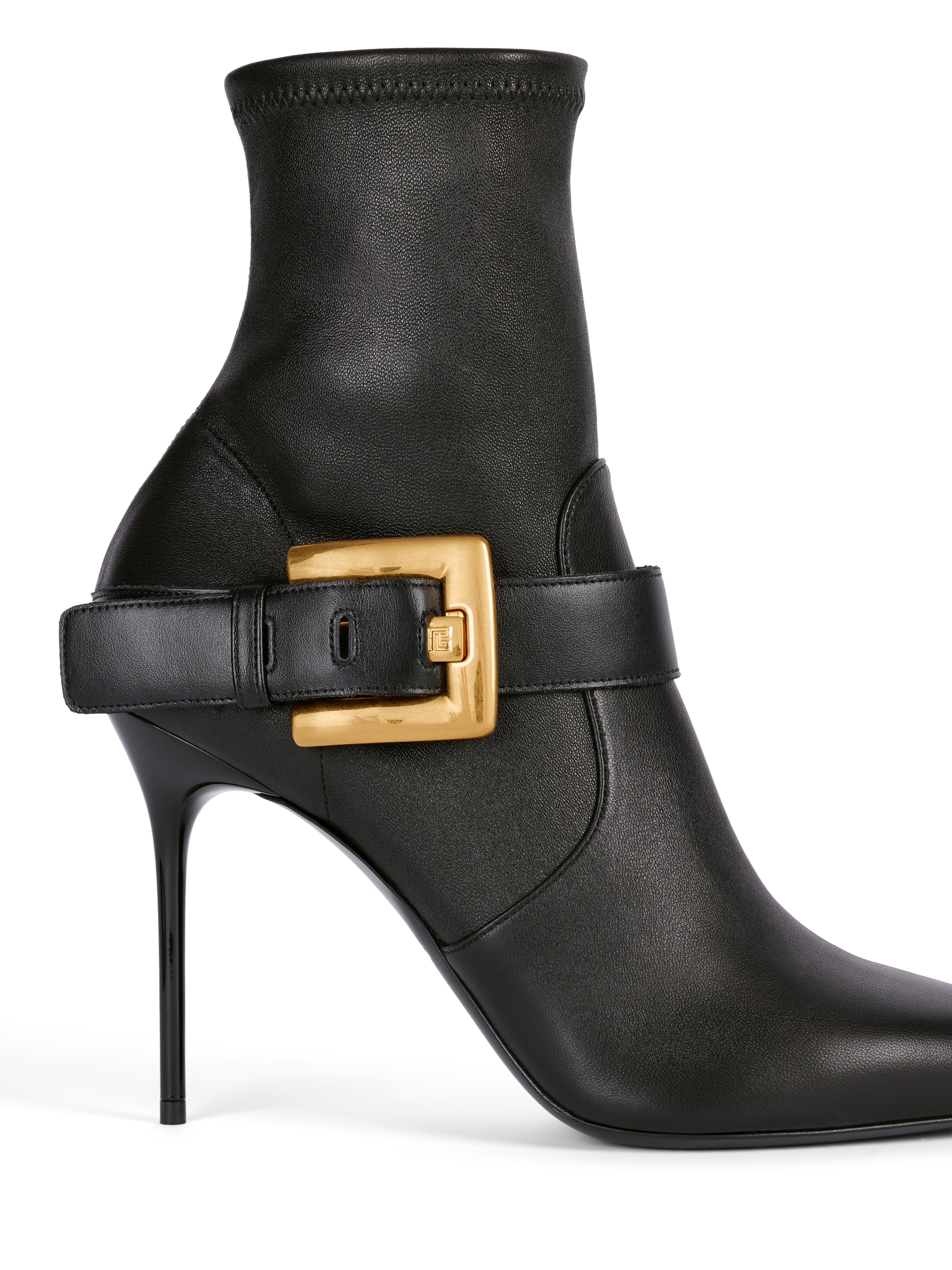 Anthem stretch leather ankle boots