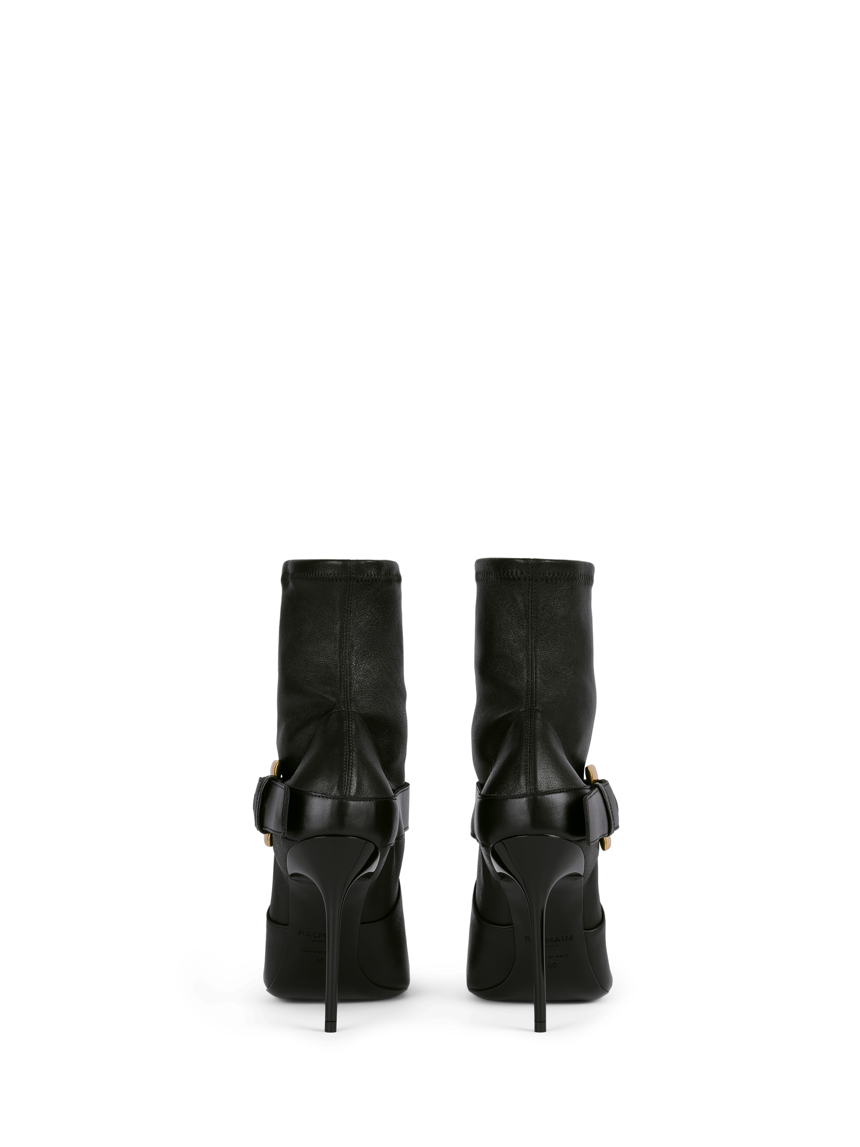 Anthem stretch leather ankle boots