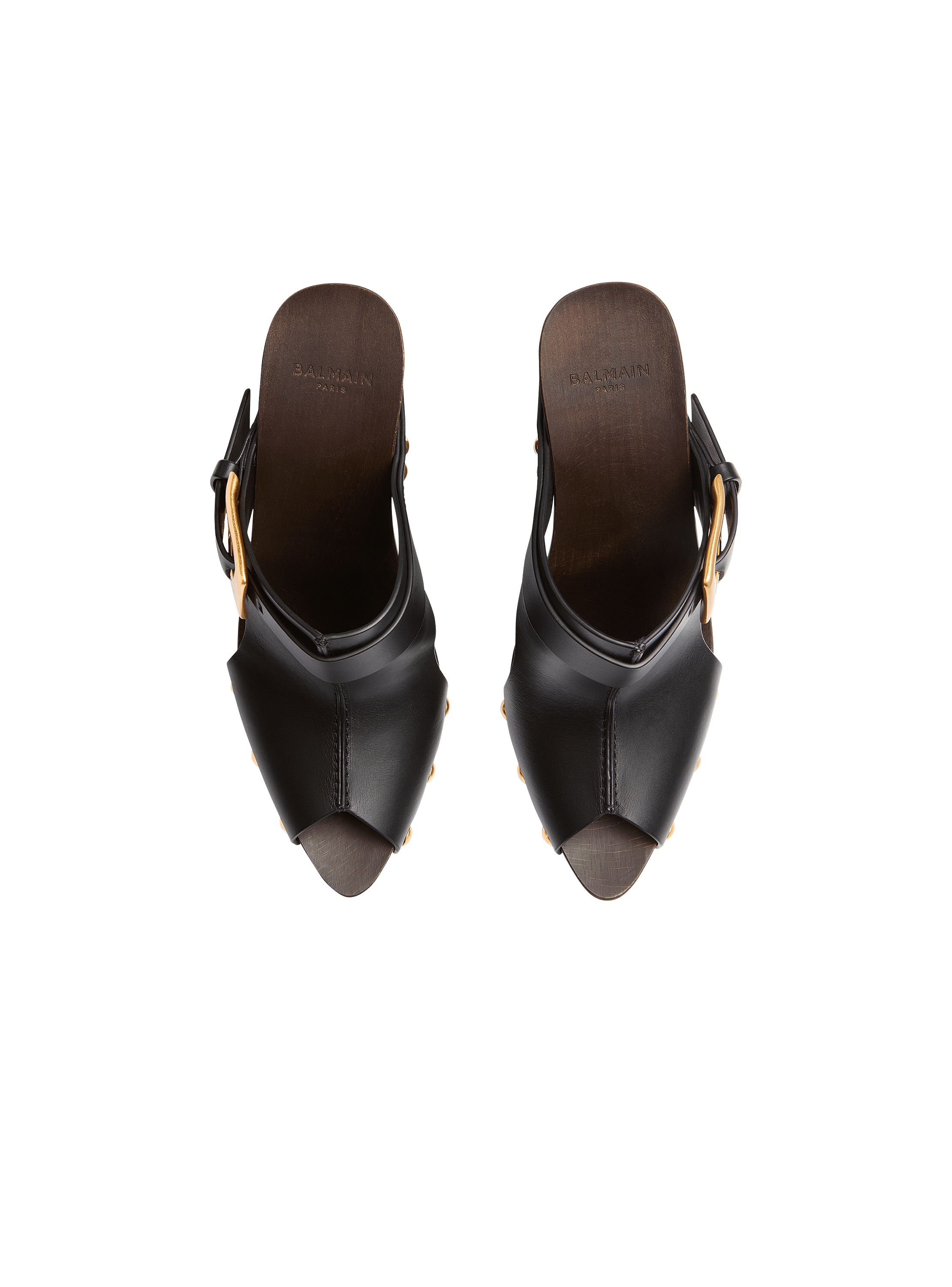 Anthem Wedge smooth leather mules