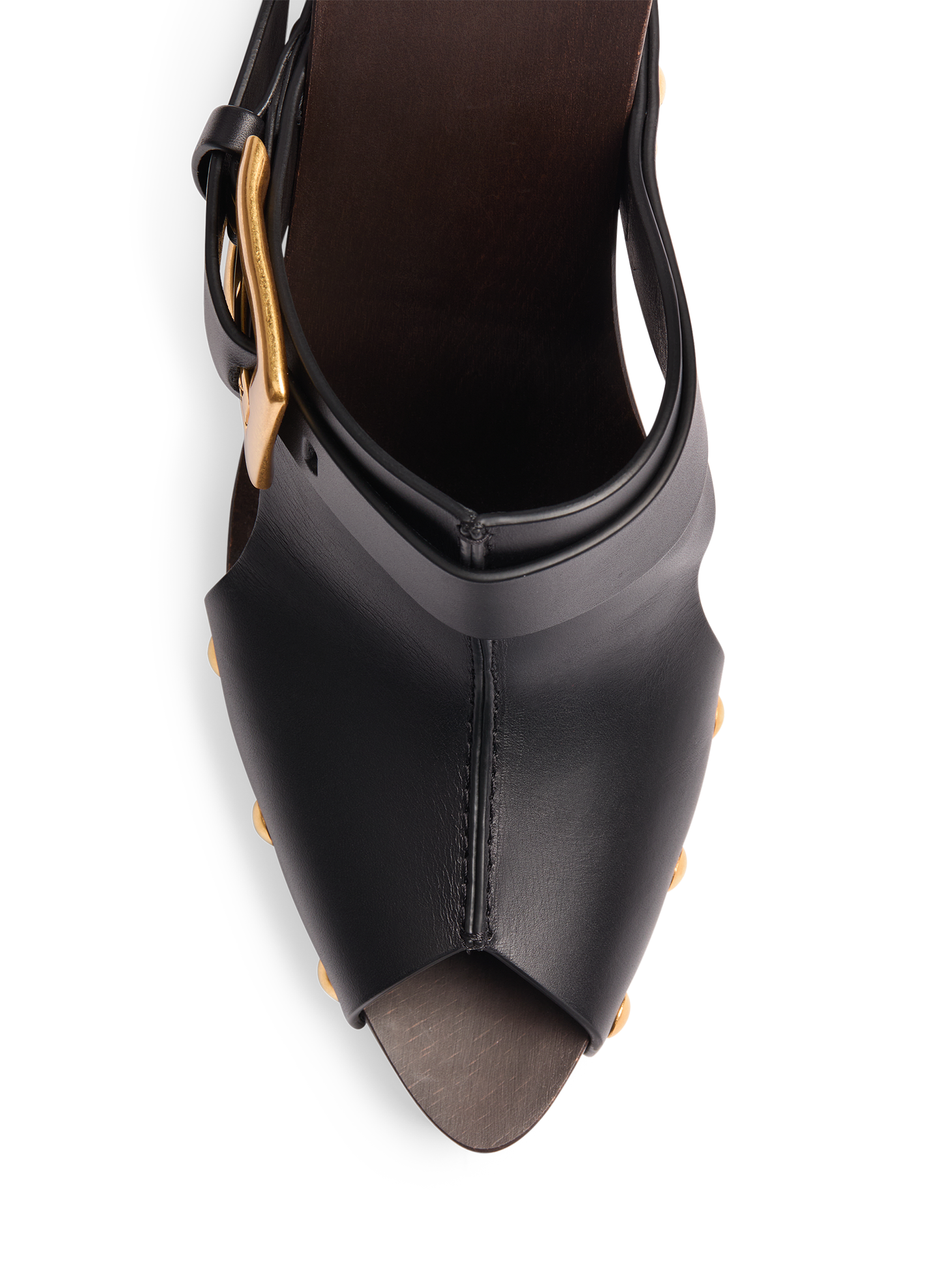 Anthem Wedge smooth leather mules