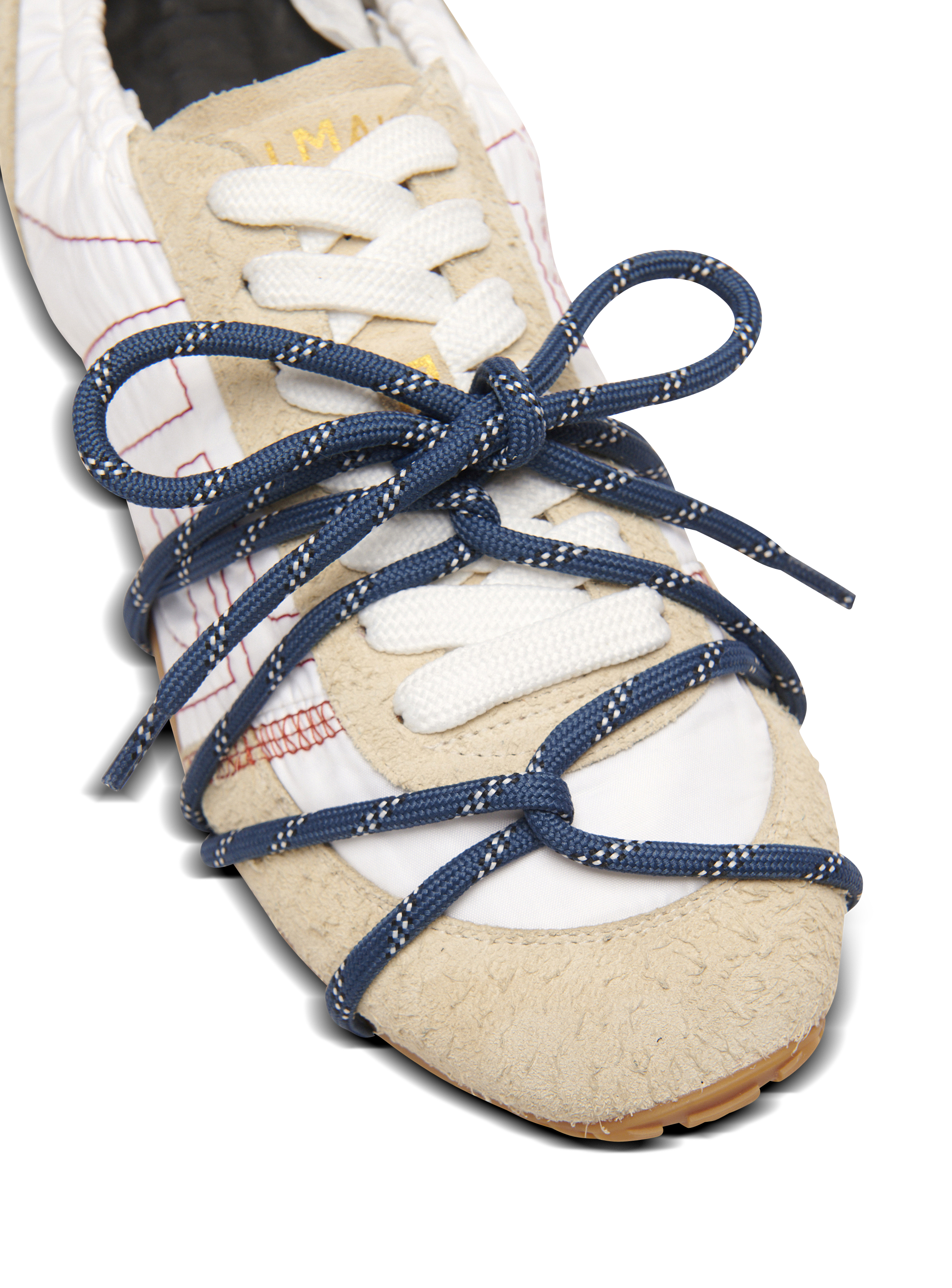 Basket Racer 45 en nylon et cuir su&eacute;d&eacute;
