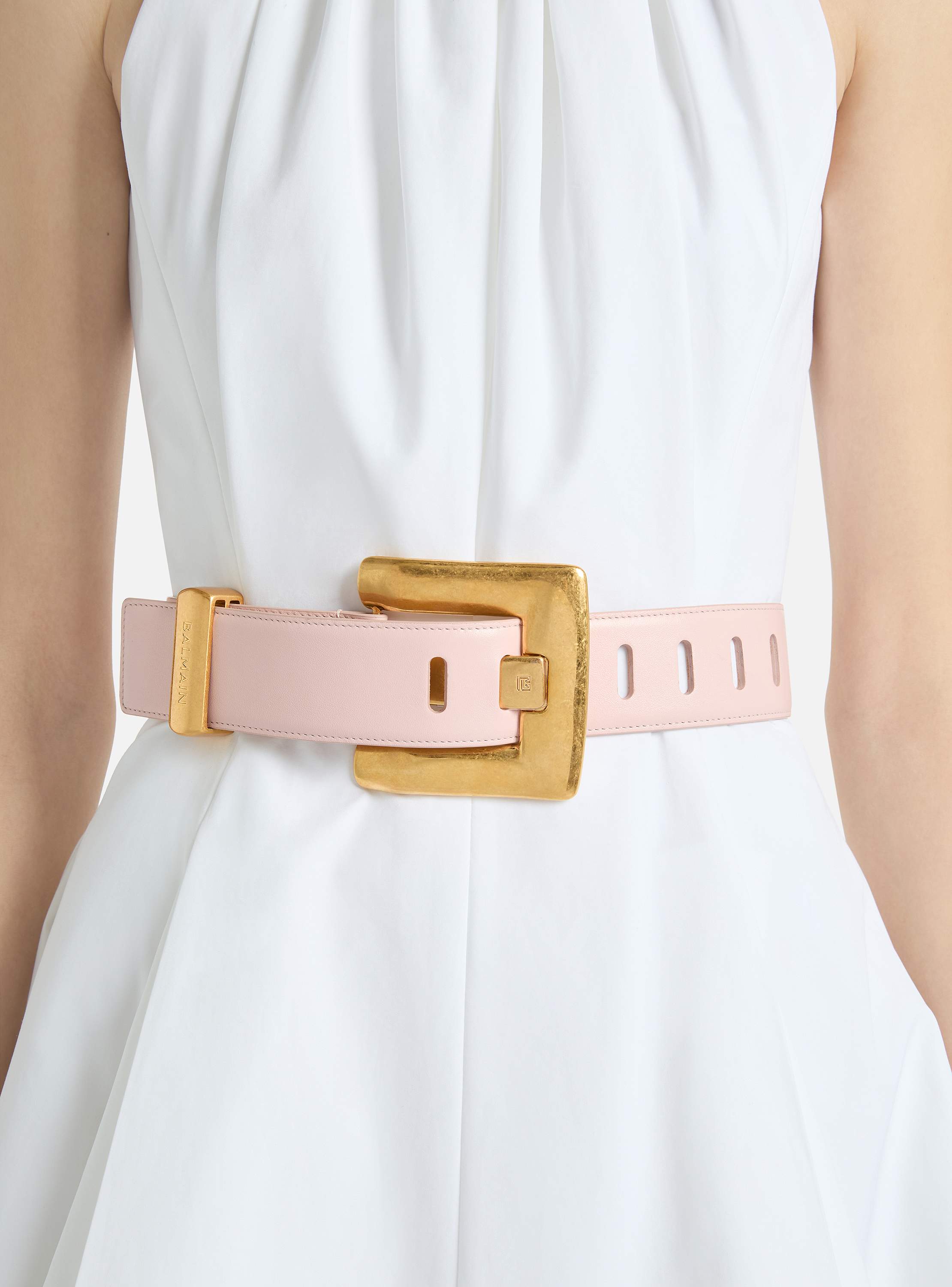 Anthem smooth leather belt