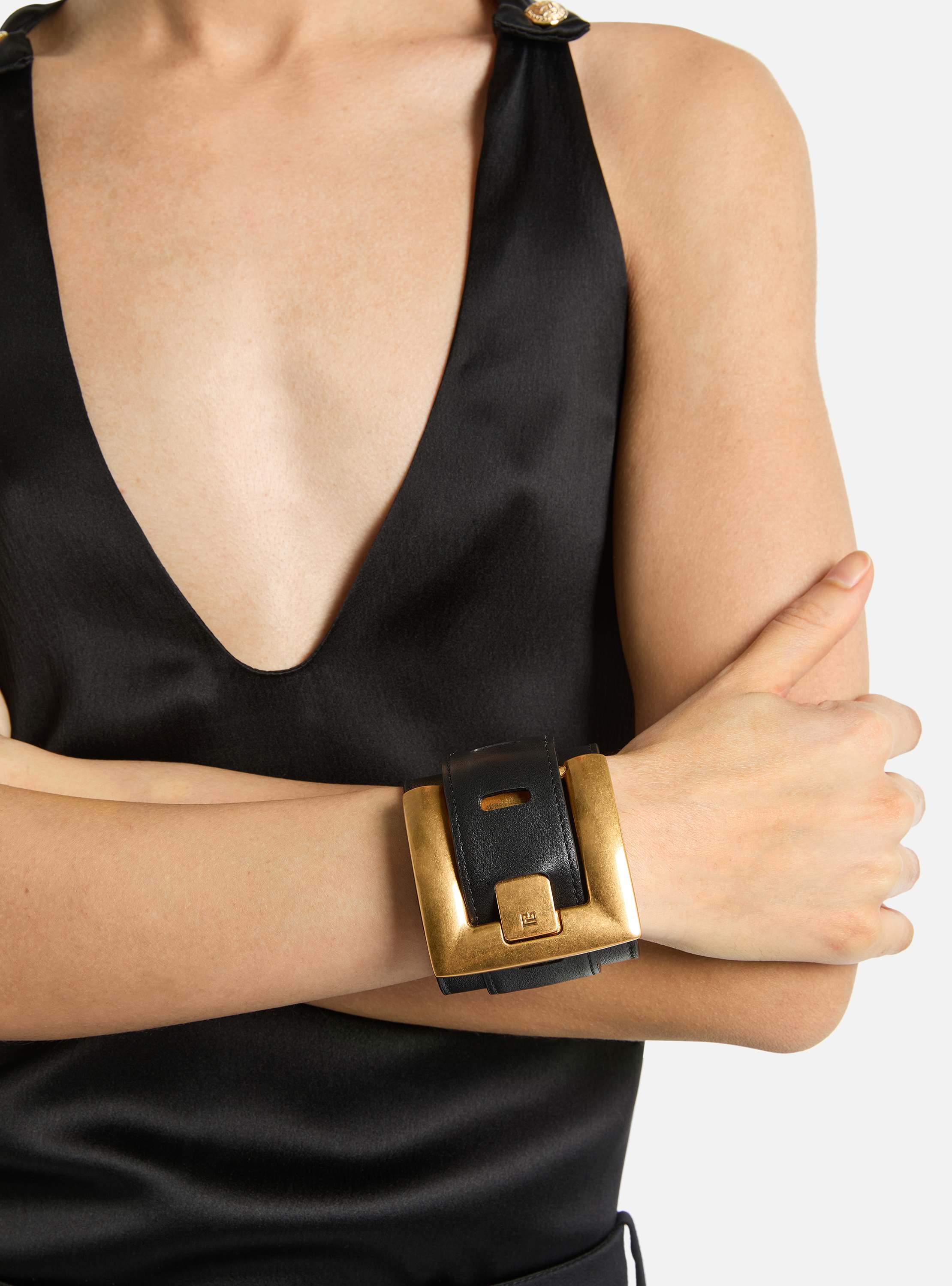 Bracelet Anthem en cuir lisse