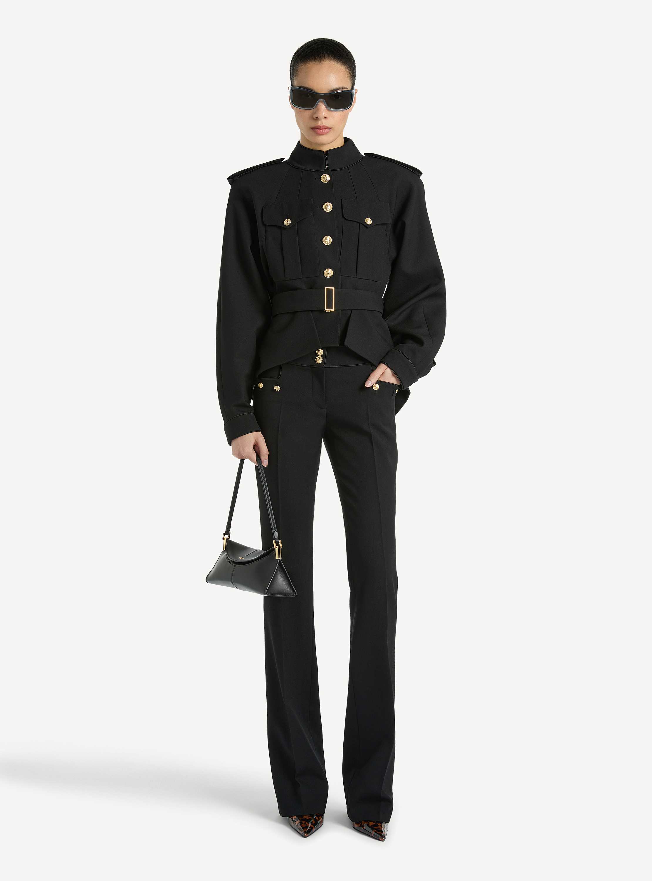 Wool signature jacket