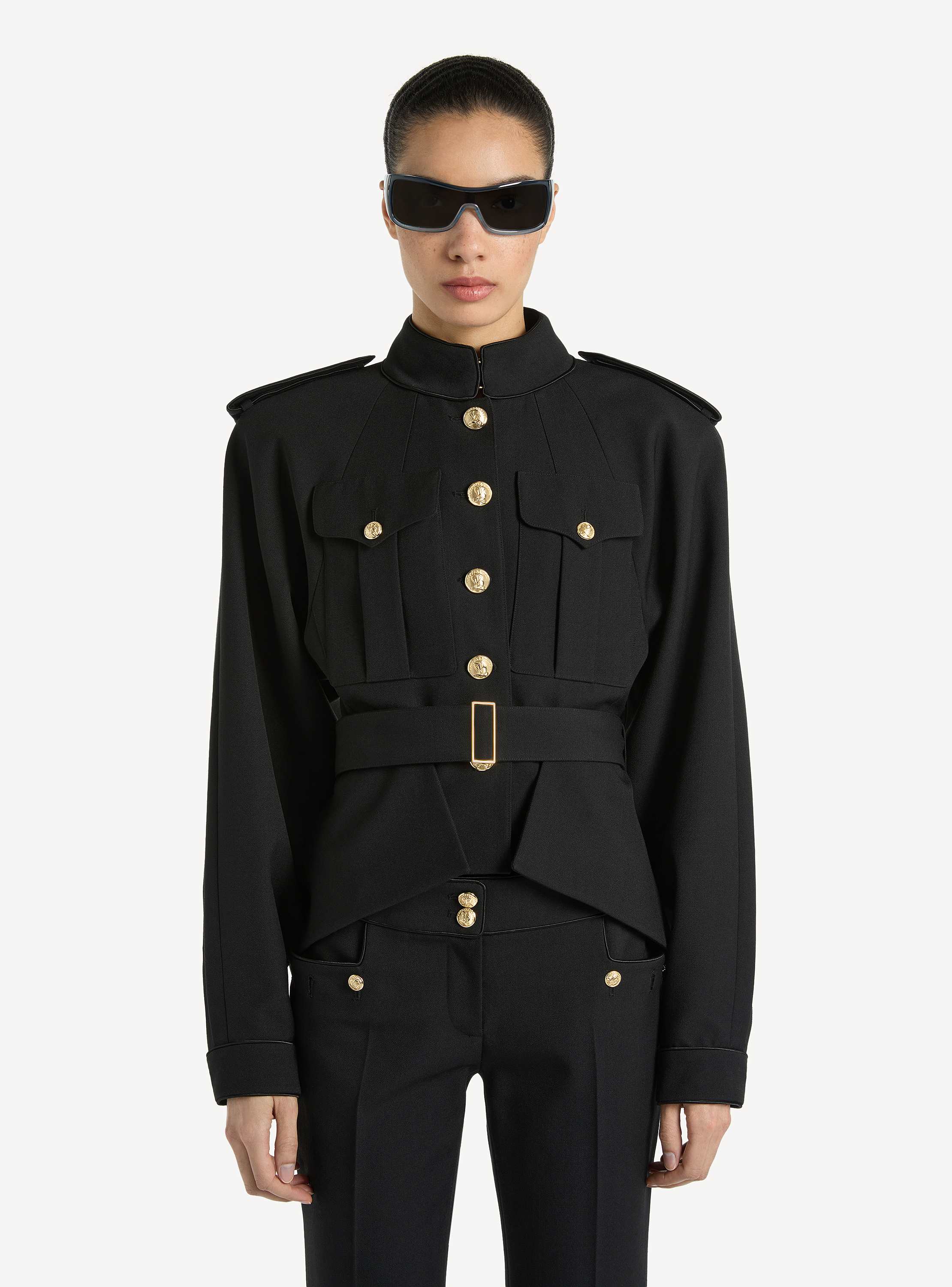 Wool signature jacket