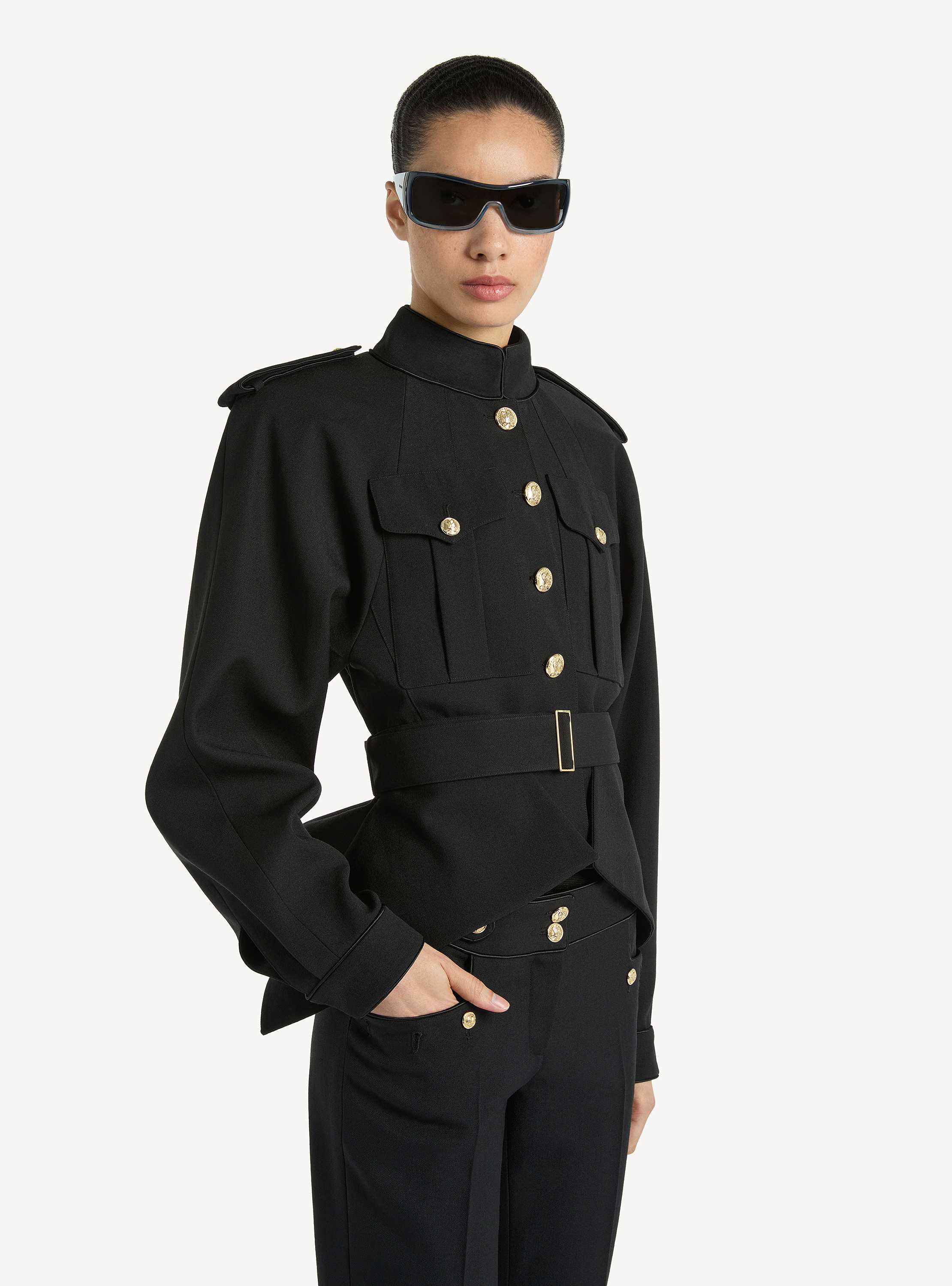 Wool signature jacket
