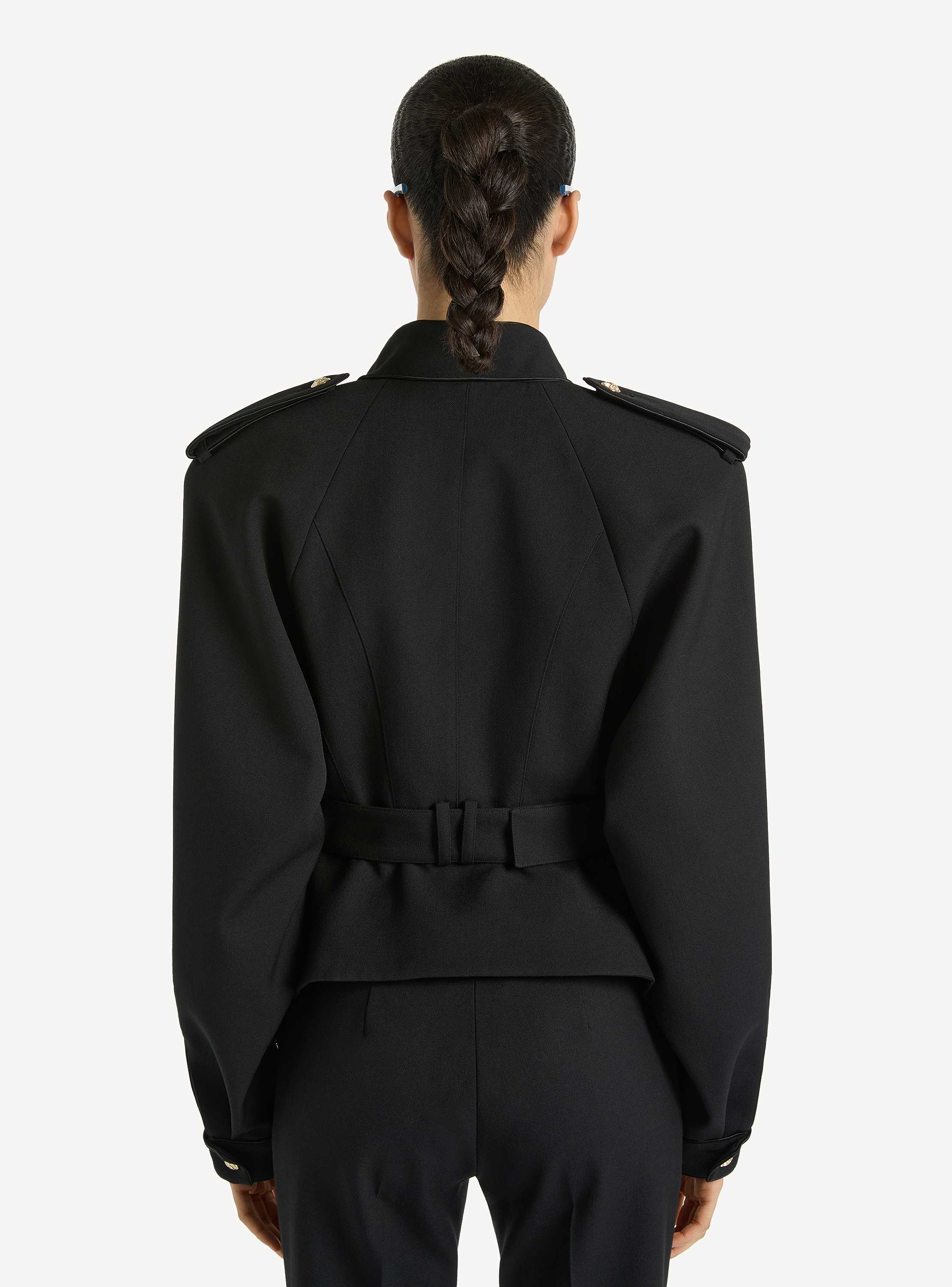Wool signature jacket