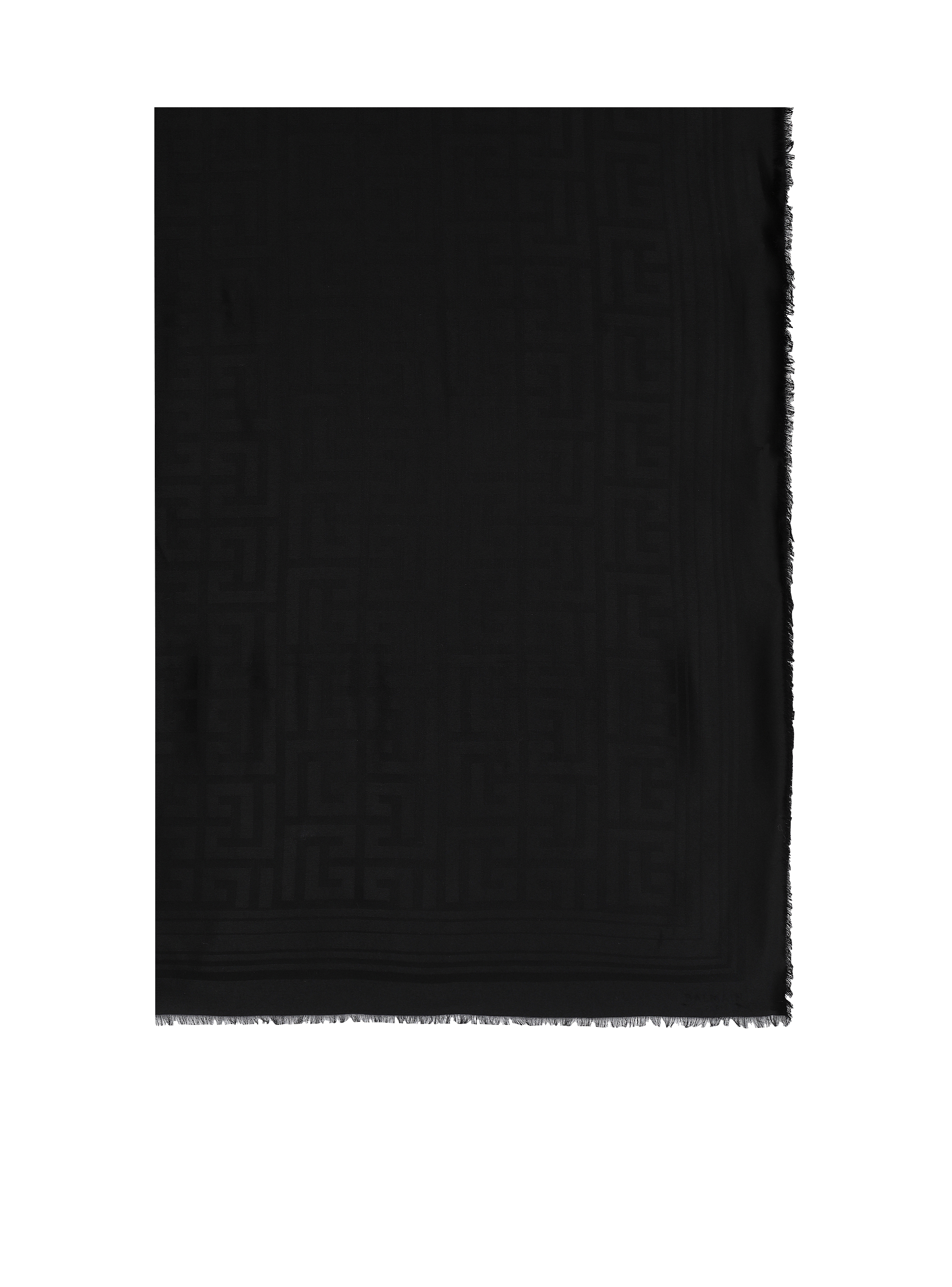 Monogrammed scarf