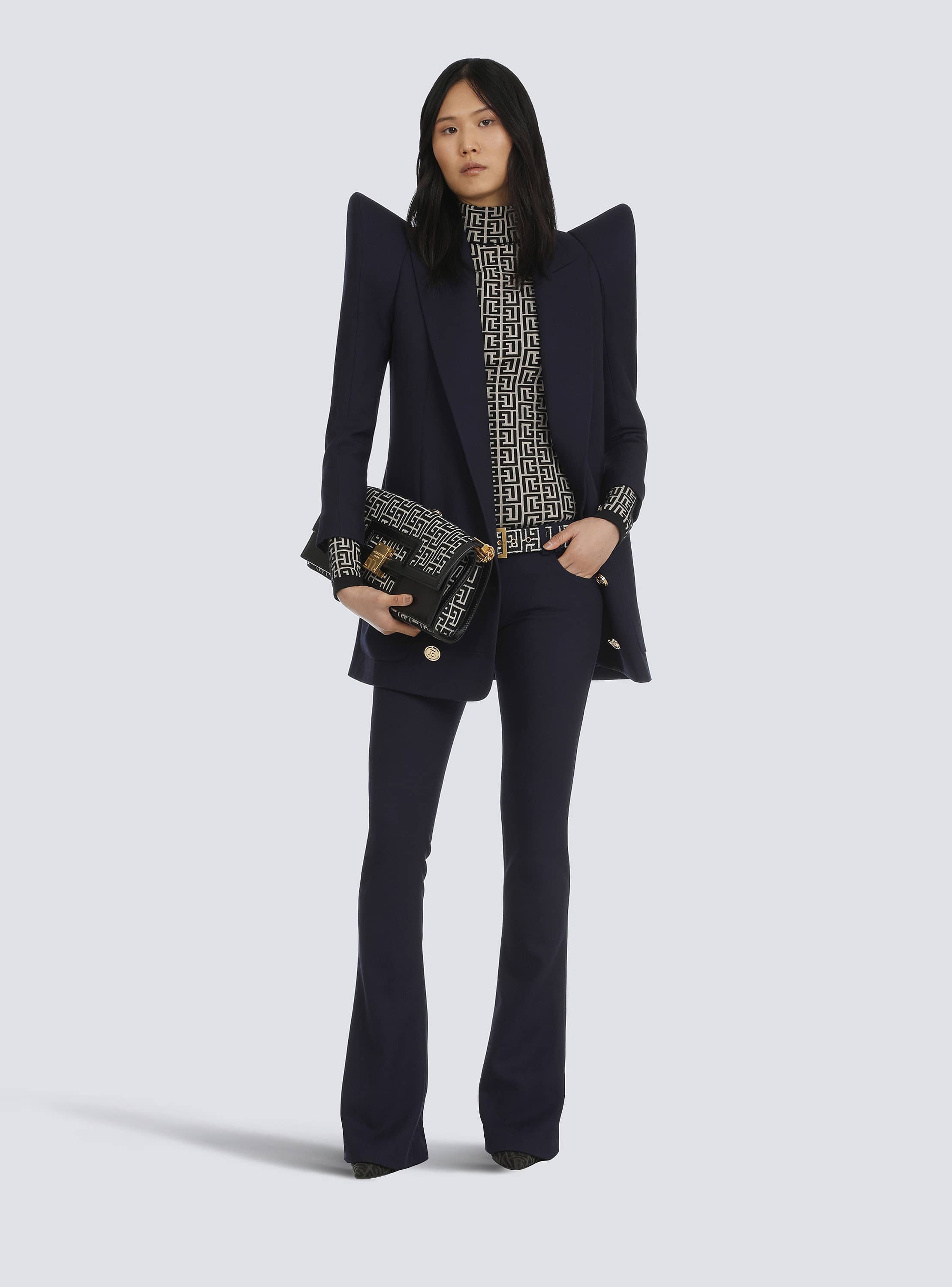 バルマン（Balmain）のロゴ入りセーター 楽天市場】バルマン BALMAIN メンズ トップス ニット セーター 2