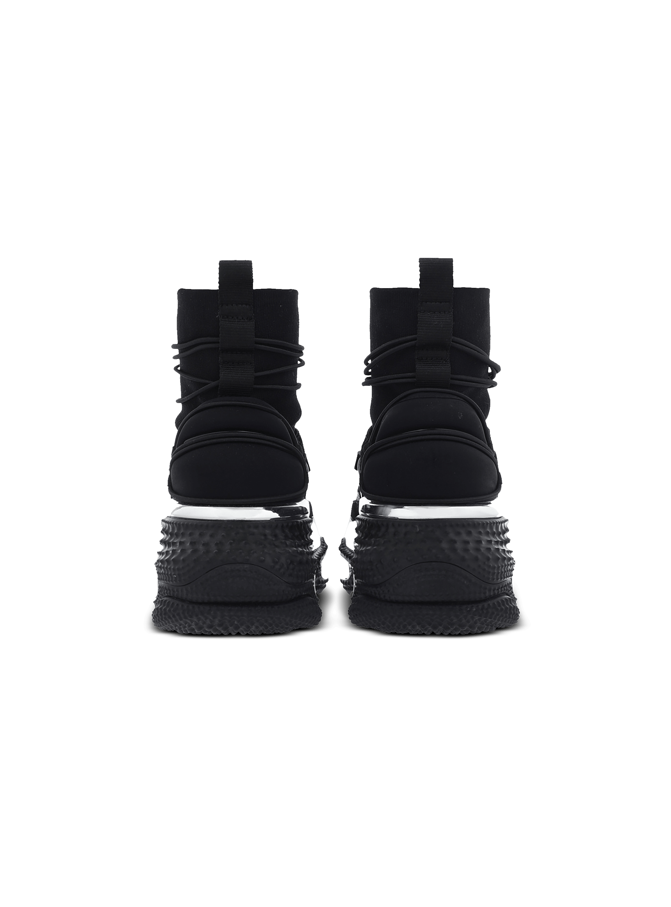 Mesh and knit B-Bold Runner sneakers with elastic bands