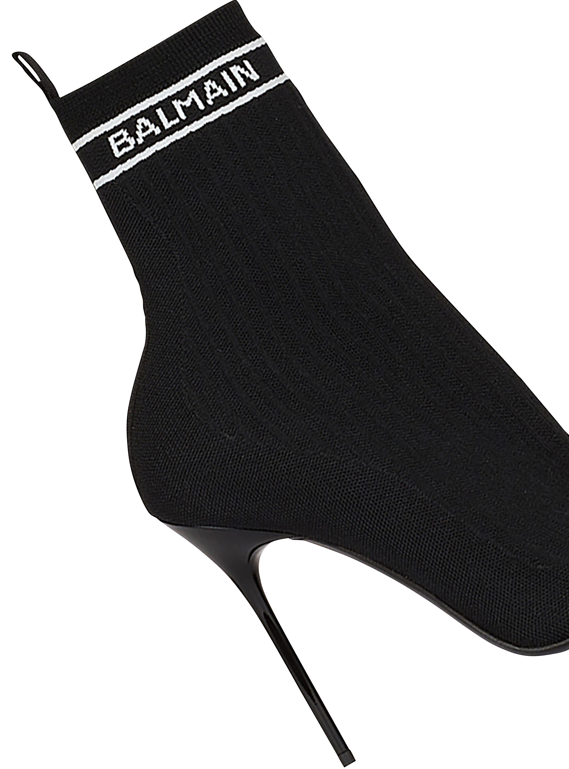 Stretch knit Skye ankle boots