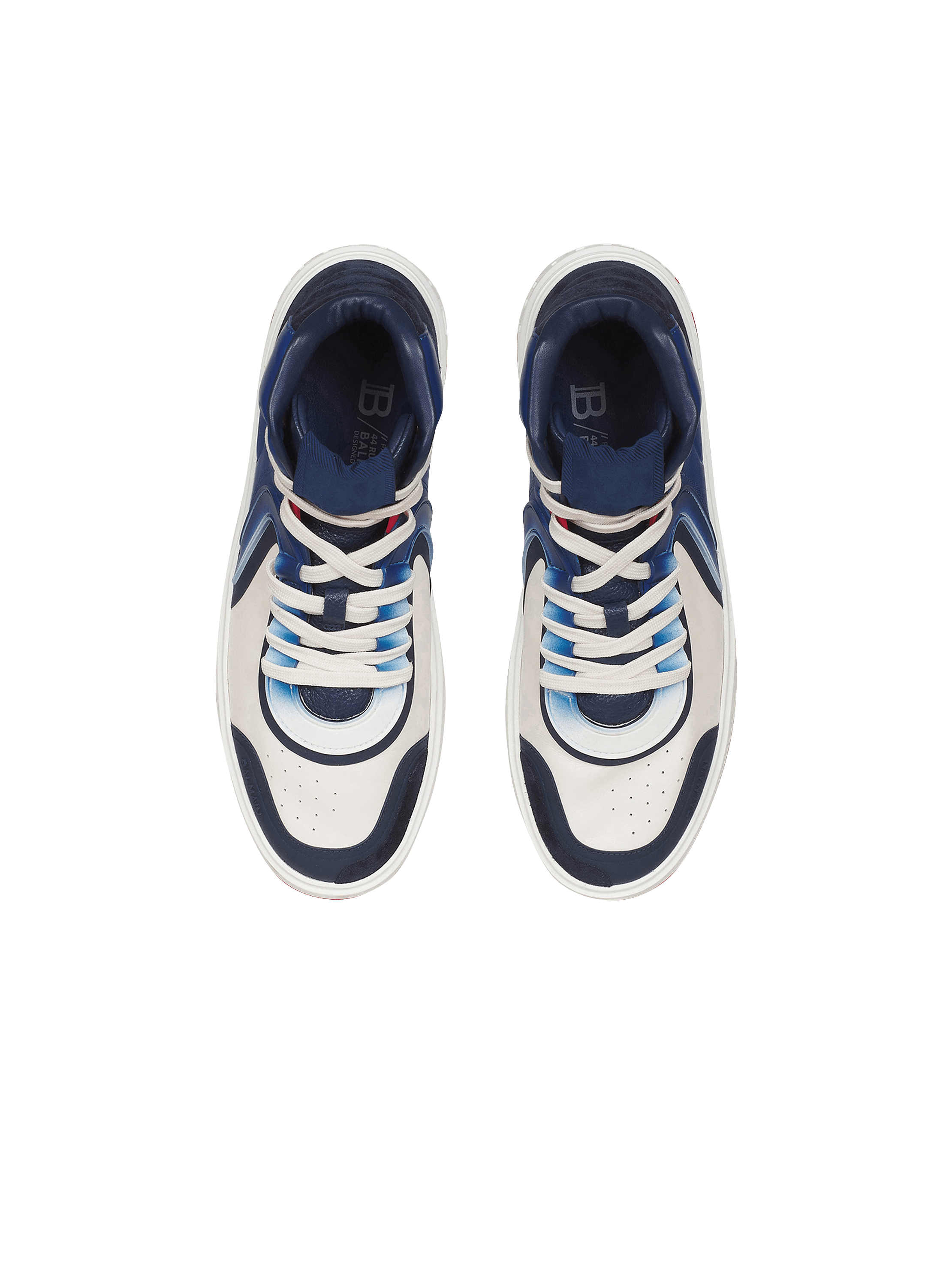 HIGH SUMMER CAPSULE - calfskin and suede B-Skate sneakers