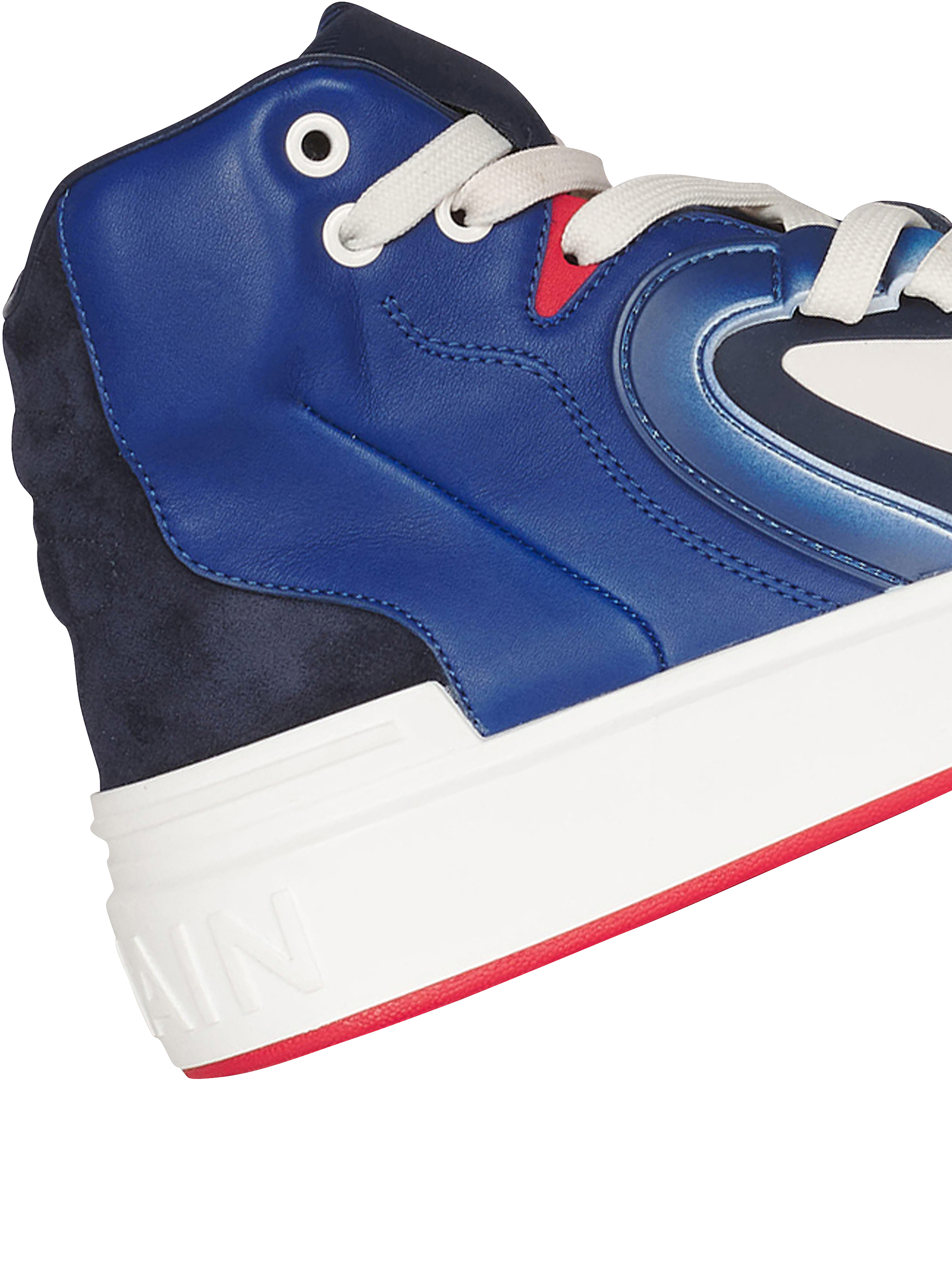 HIGH SUMMER CAPSULE - calfskin and suede B-Skate sneakers