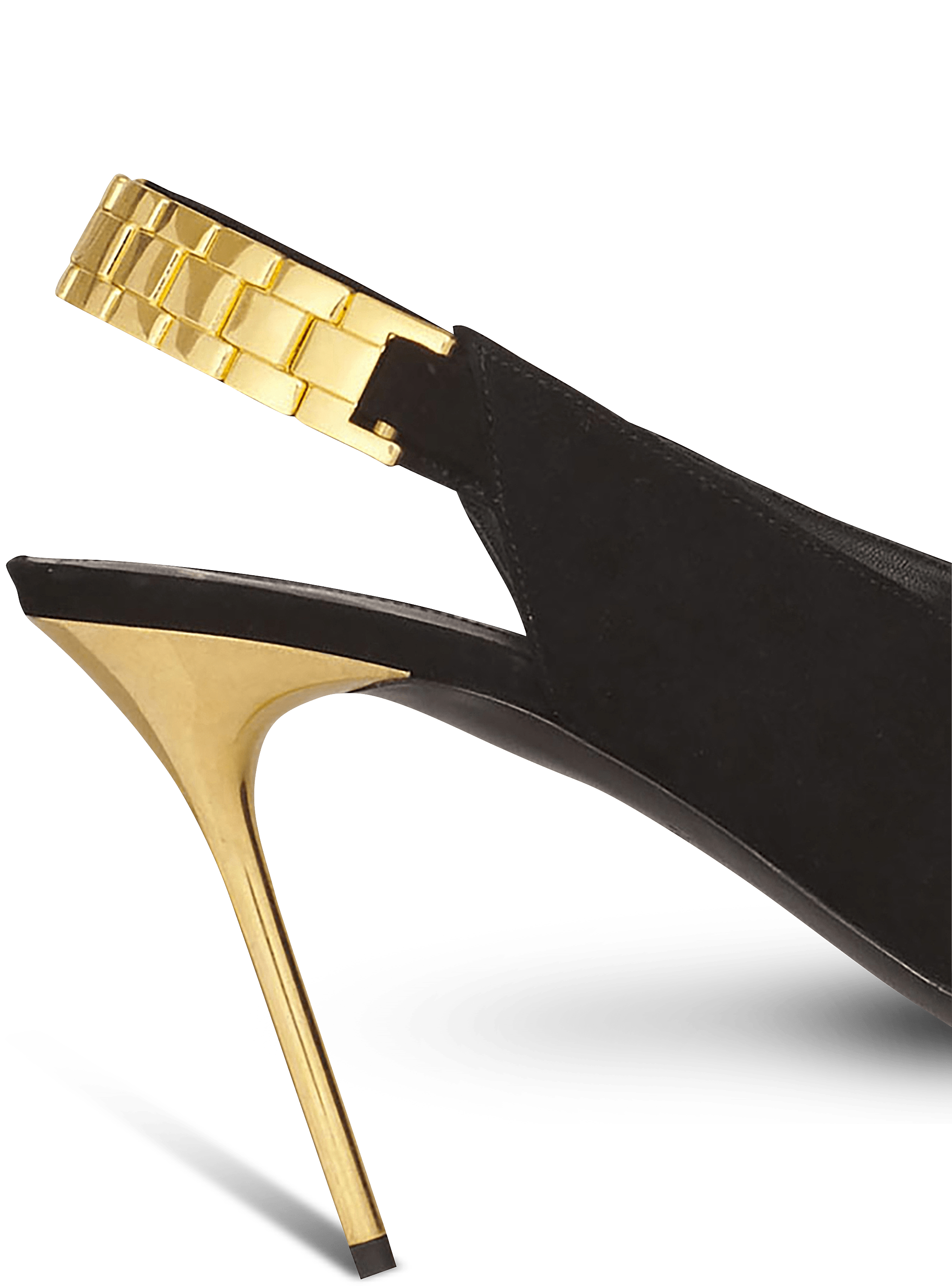 【関税＆送料込み】Balmain 'Ruby' Slingbacks Suede slingback Ruby stilettos - Women | BALMAIN