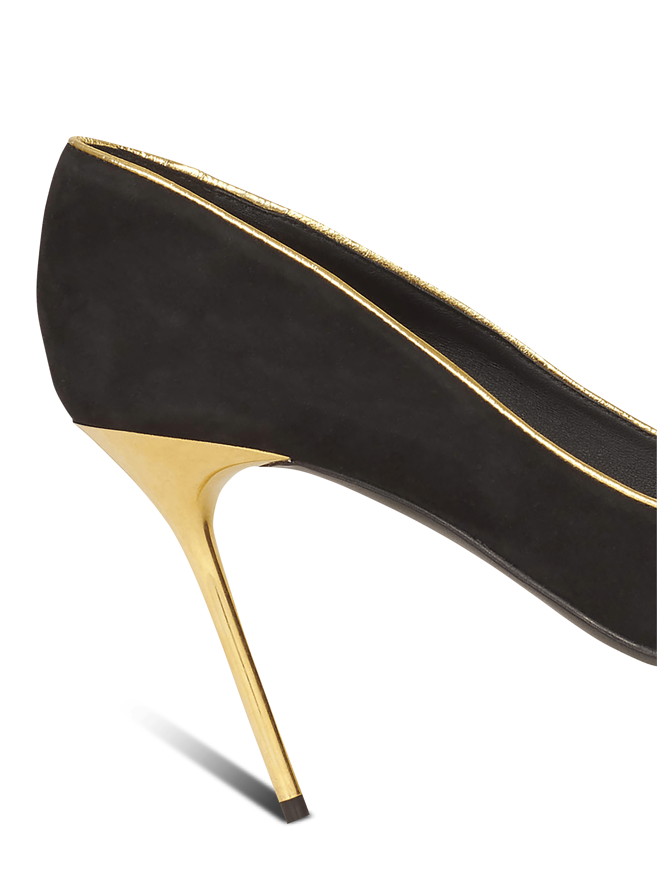 Suede Ruby stilettos black black - Women | BALMAIN