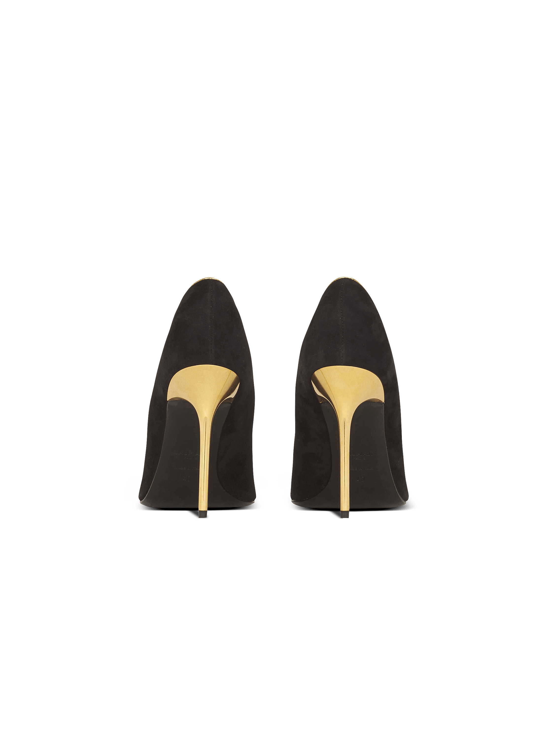 【関税込み】balmain Ruby' slingbacks Ruby monogrammed leather slingbacks black black - Women