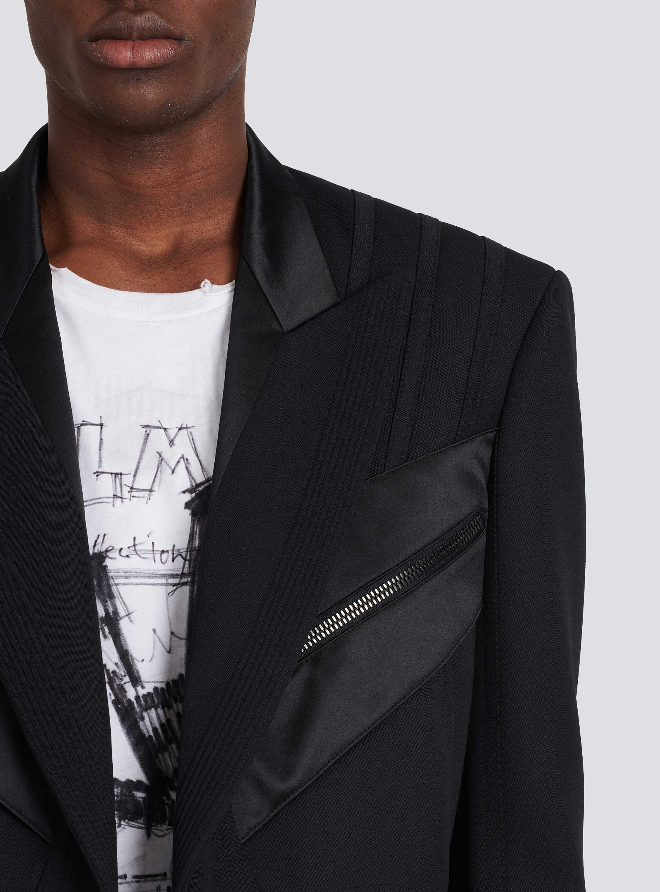 Blazer with satin tailcoat