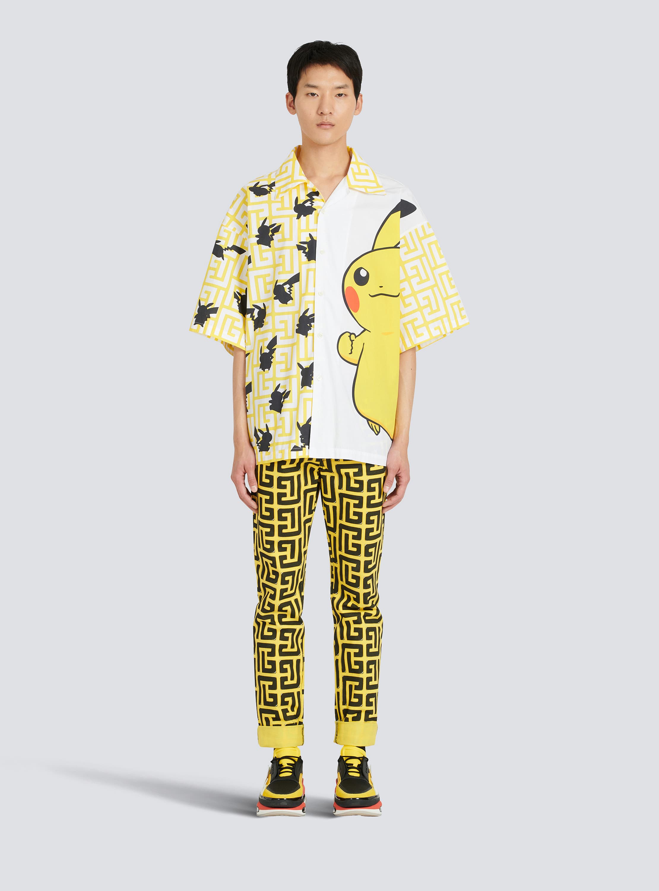女性が喜ぶ♪ shirt print Pokémon Oversized - Unisex yellow BALMAIN | Men - トップス