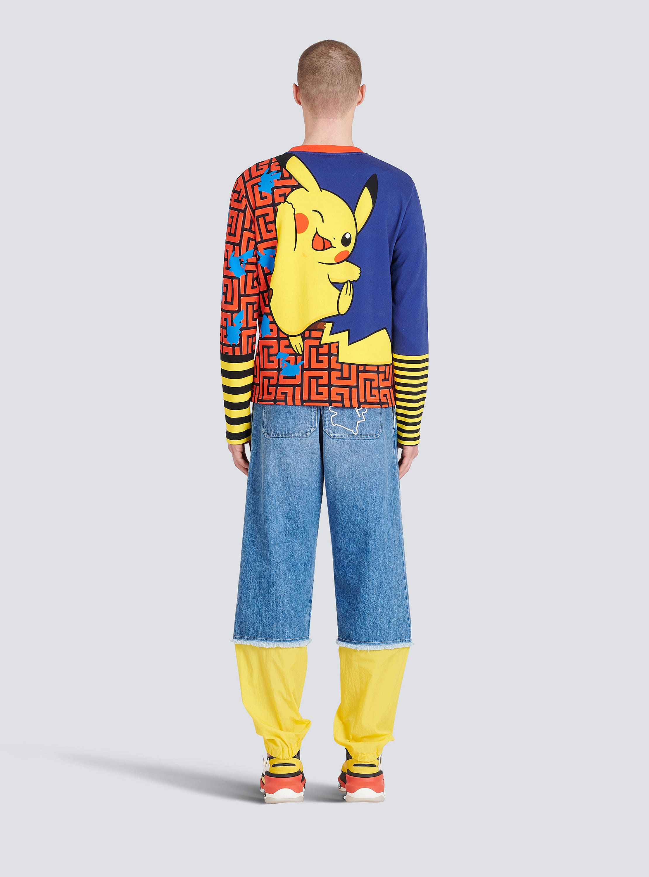 Unisex - Pokémon print sweatshirt multicolor - Men | BALMAIN