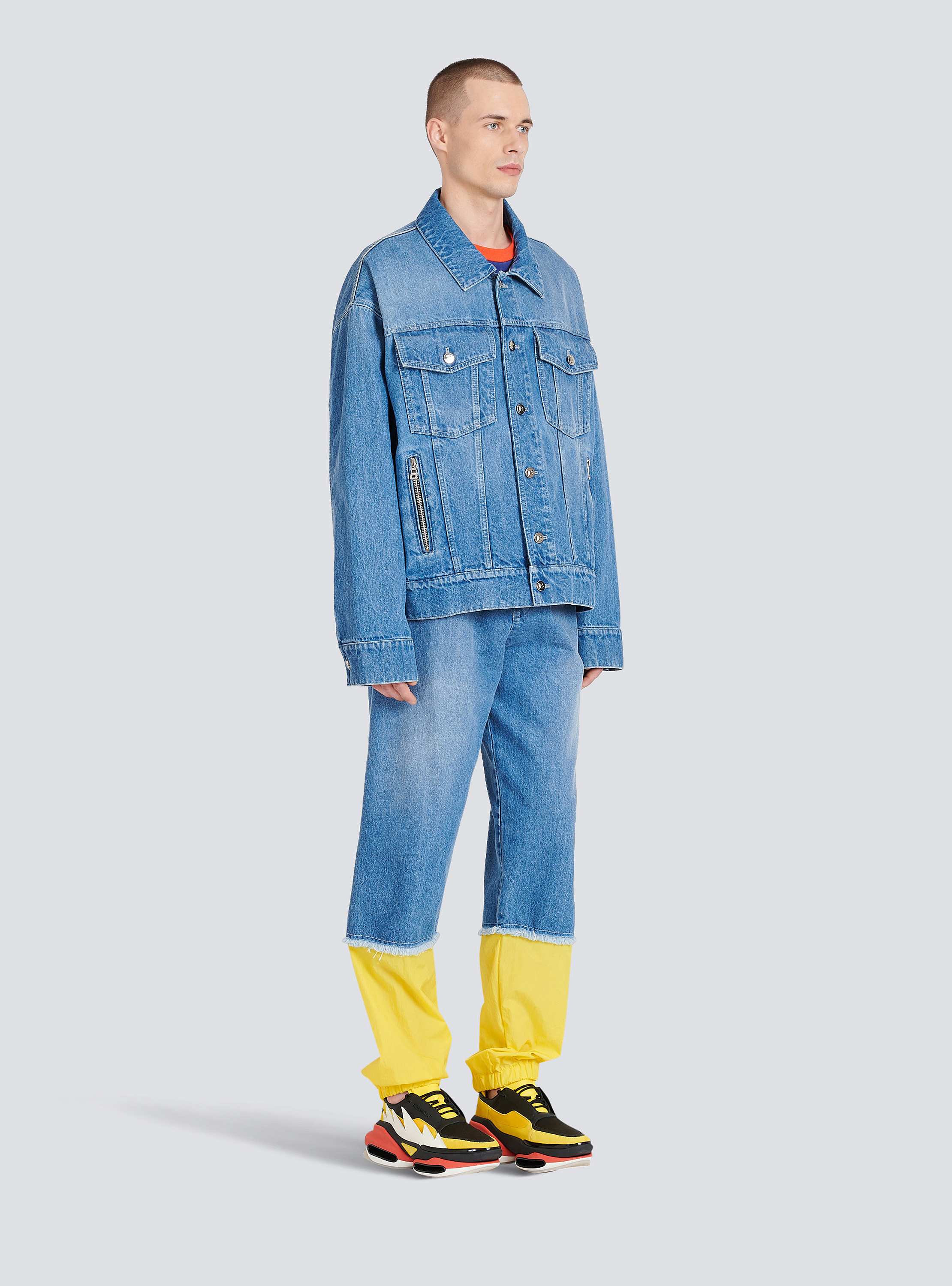 Unisex - Pokémon print denim jacket