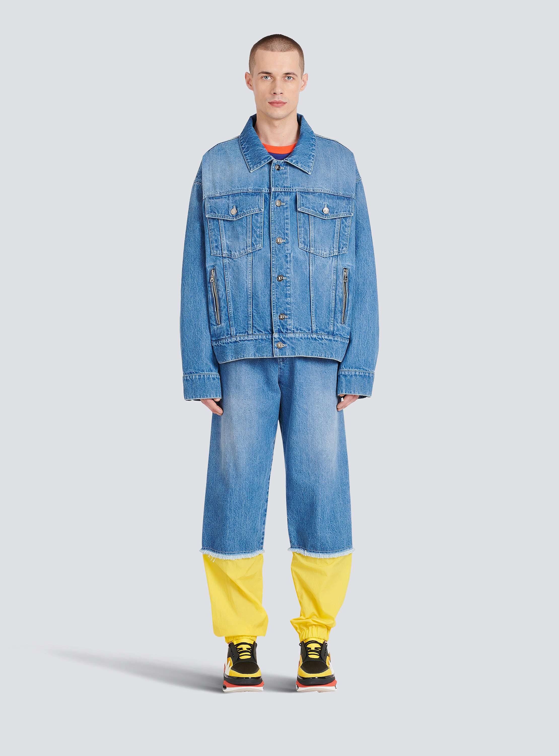 Unisex - Pokémon print denim jacket