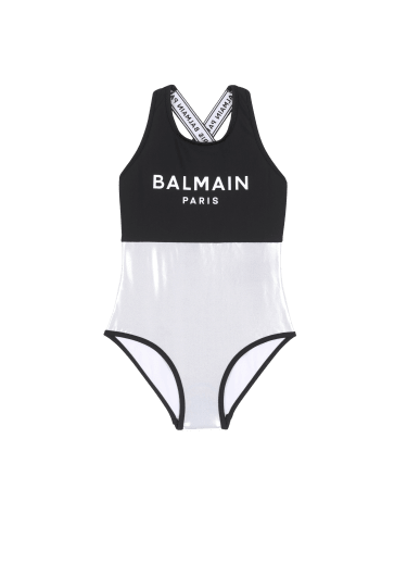 Balmain logo swimsuit