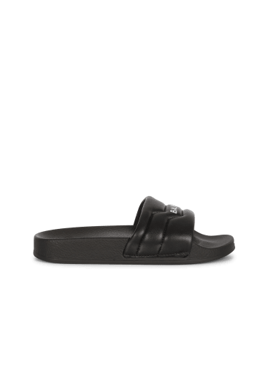 Flat Balmain logo sandals