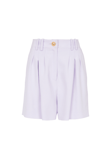 Ausgestellte Shorts aus Crêpe