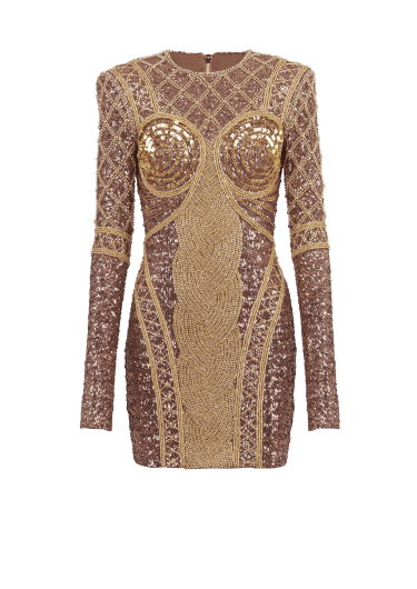Short embroidered dress