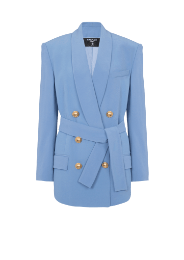 크레이프 숄 칼라 재킷