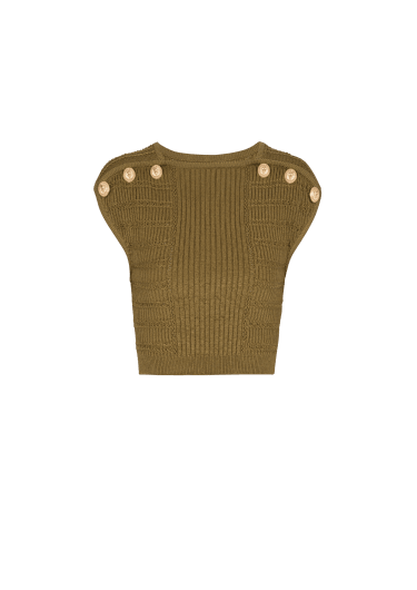 Knit crop top