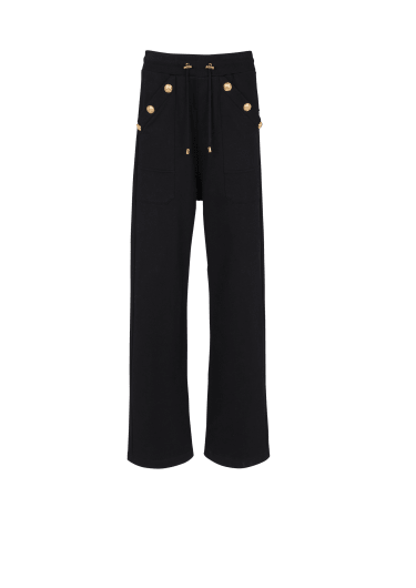 Loose-fitting jogging bottoms made from eco-responsible cotton