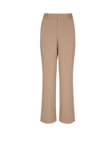 Pantalon large en grain de poudre