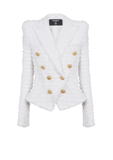 Slim-fit tweed jacket