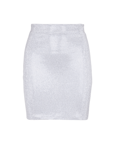 Short rhinestone skirt