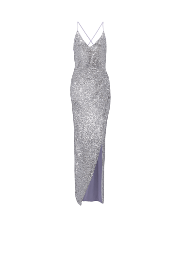 Long sequinned dress