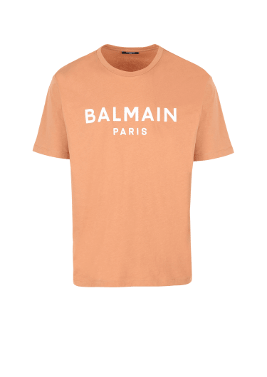 T-shirt con logo Balmain stampato