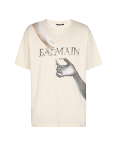 Balmain Monogram Print T-shirt for Men