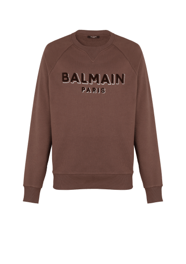 バルマン BALMAIN ロゴ スウェット ブラック 旧ロゴ トレーナー