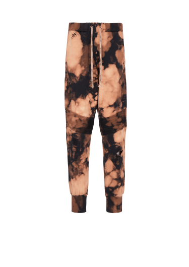 Jogginghose aus Baumwolle mit Feuer-Print