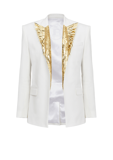 Balmain suit 2025 jacket mens