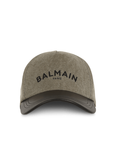 Baumwollmütze mit Balmain-Logo