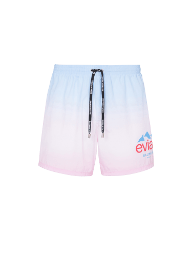 Balmain x Evian - Gradient swim shorts